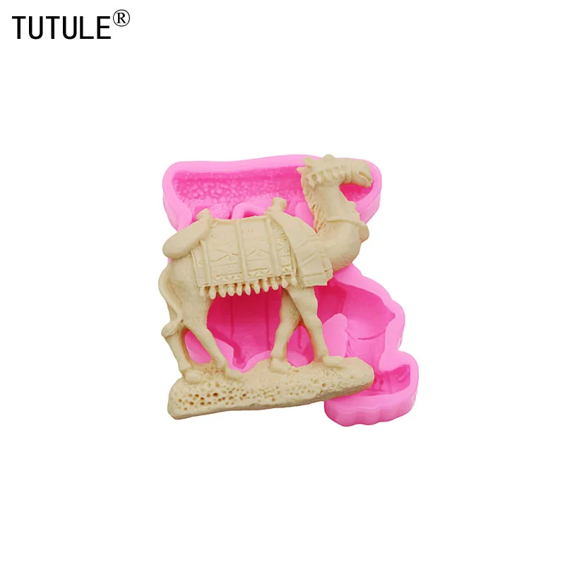 3D camel resin Clay item of jewelry Drip Silicone molds ninny Accessories keychain Mold camel Chocolate fondant Cake Mould