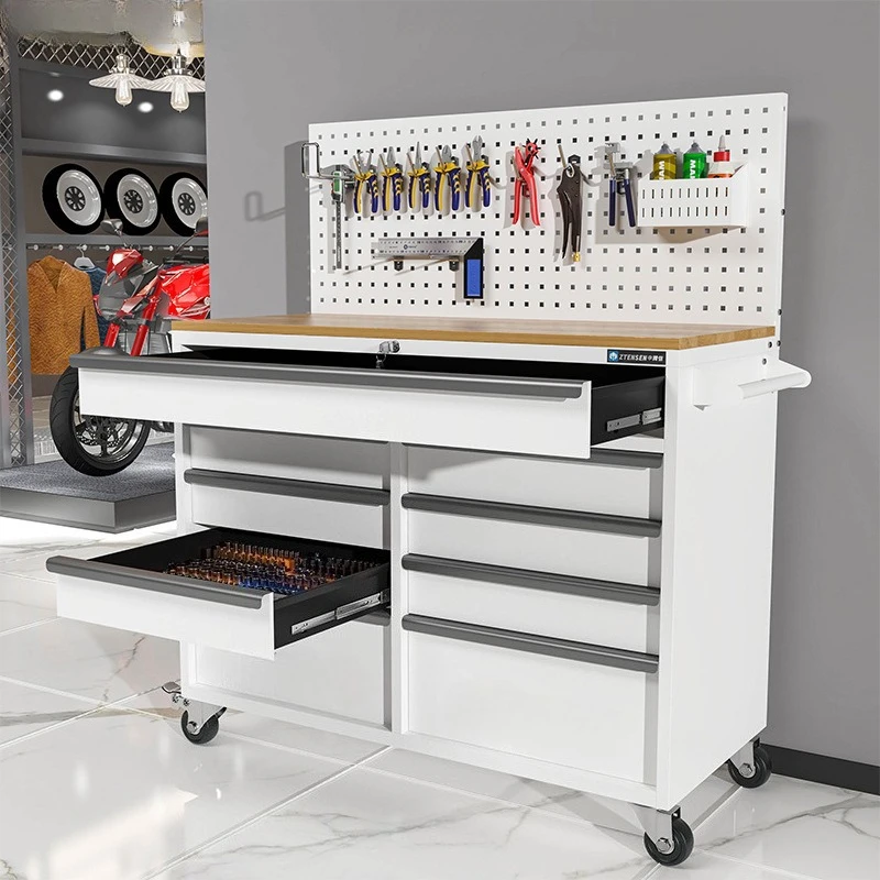2025 New Style Metal Tool Cabinet Garage Workstation Tool Box  Steel Workbench Tool Cabinet
