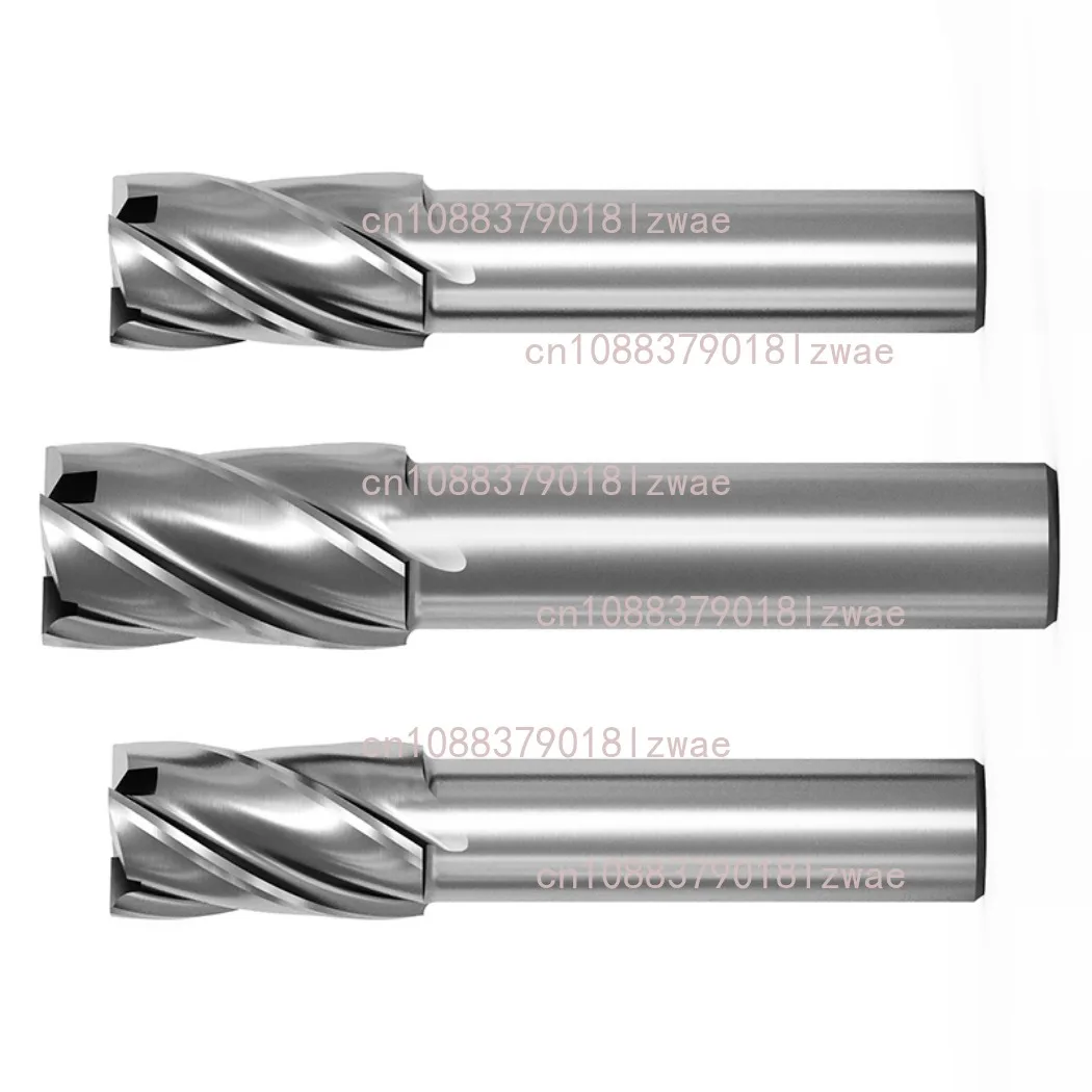 1PC 3-20mm High Speed Steel Carbide End Mill Machine Four-flute End Mill CNC Milling Cutter for Bench Drill Milling Machine