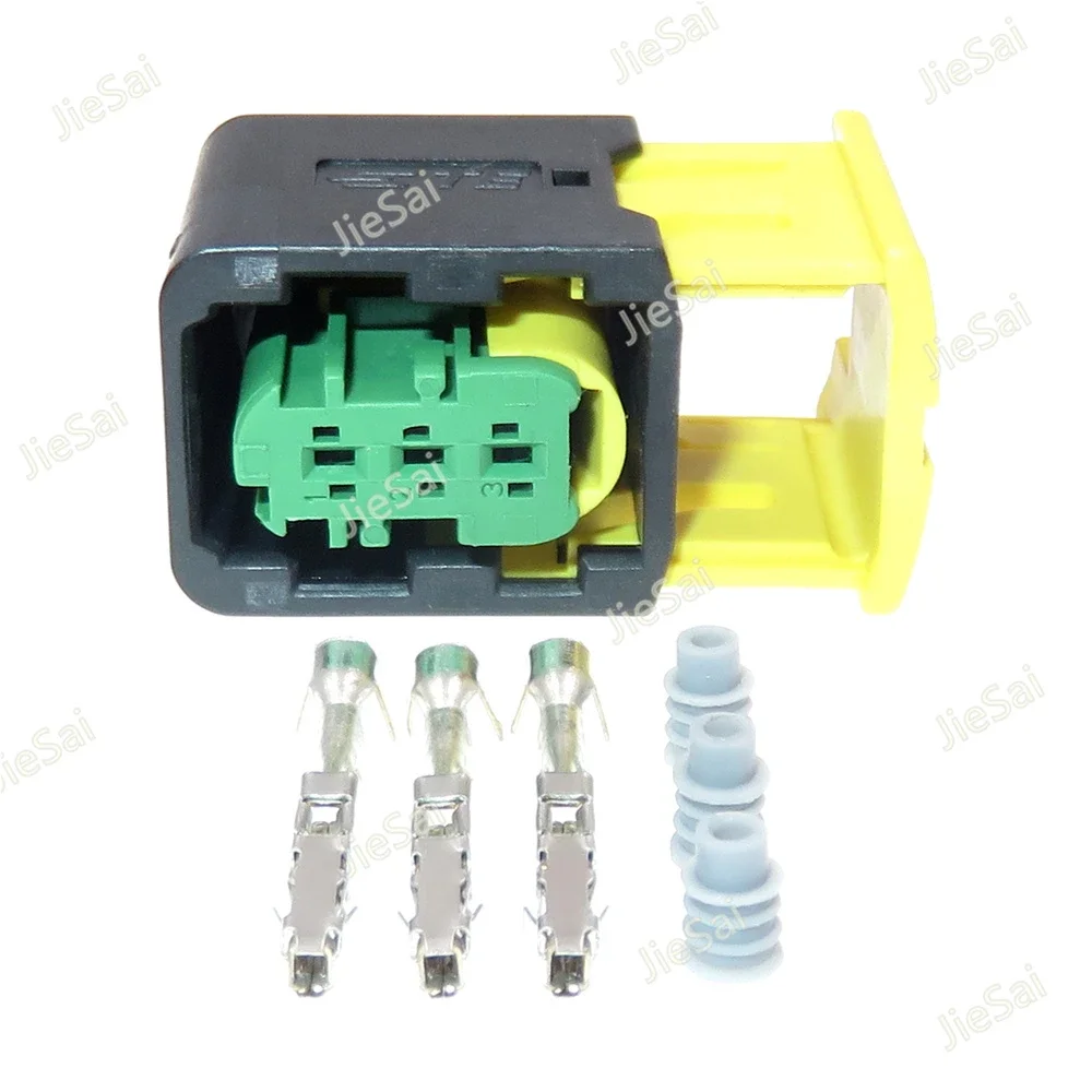 3 Pin 3-1418448-1 Green New Energy Wire Cable Plug 1.5 Series High Temperature Resistance Connector For Automobile