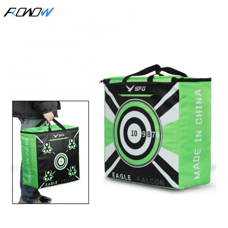 ROWOW Fiber Target 40*40 Traditional Compound Recurve Bow Archery Target Outdoor Competition Expanded