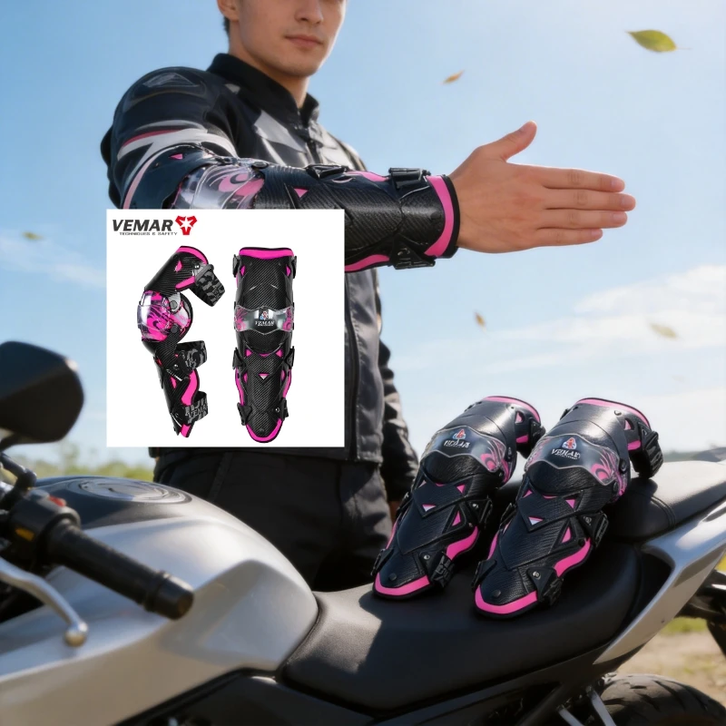 

VEMAR Men Motocross Elbow Pads Women Adjustable Off-Road Knee Armor Motorcycle Riding Elbow Sliders Flexible Elbow Protection