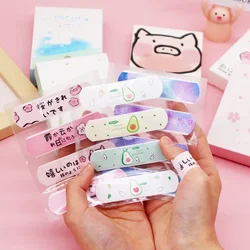 20 unids/set tirita transpirable de dibujos animados tiras médicas Kawaii parche de piel vendaje para heridas yesos para niños vendajes de primeros auxilios