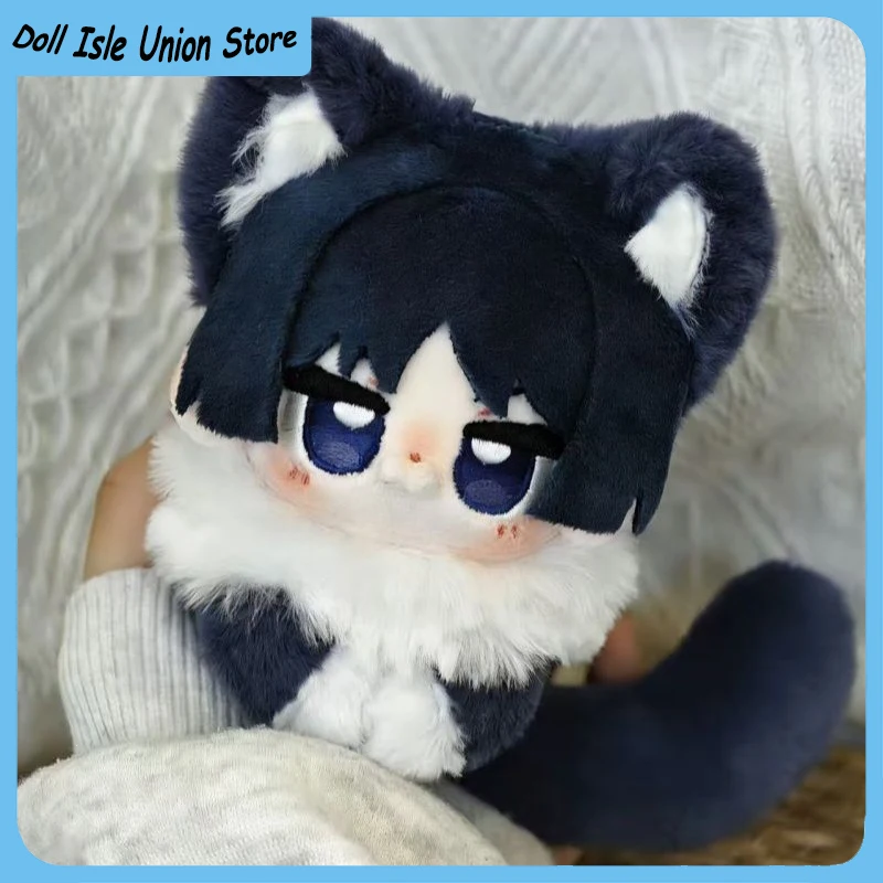 

10CM Cute Plush Cat Animal Body Wanderer Cotton Doll Anime Balladeer Genshin Impact Present Cute Figurine Plushie Cartoon Toys