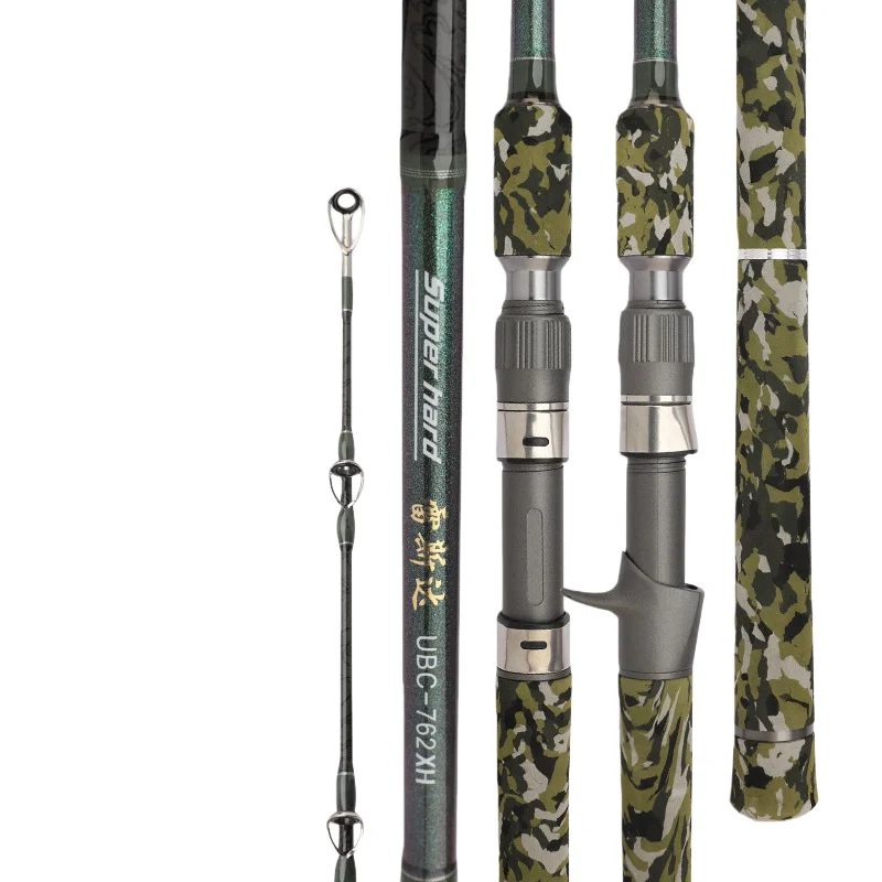 

2.7m Bass/Pike Pole Super Hard Carbon Heavy Power XH Fishing Rod for Power Fishing & Snagging Light Carbon Fiber Material