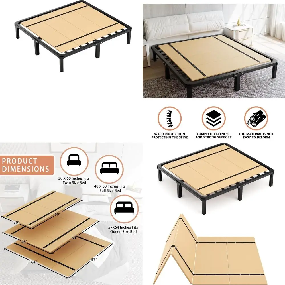 

Двойная складная коробка, пружина, двухъярусная доска, опоры для кровати с планками, доска под кроватью (60x30)