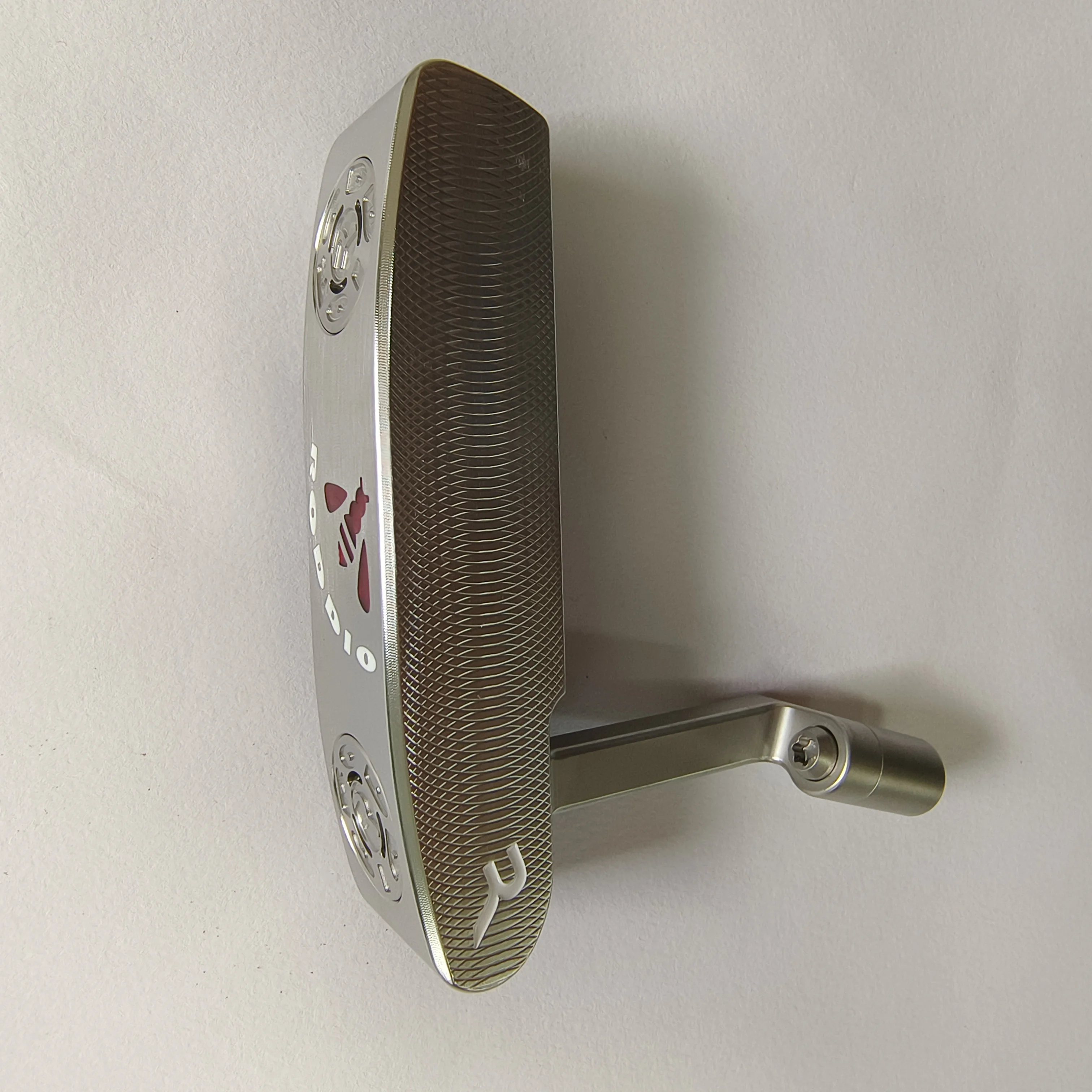 JUNYUE silver golf club putter, available in 33/34/35 inch and shaft headcover golf clubs putter.