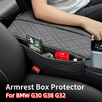 Car Central Armrest Pad For BMW G30 G38 G32 6GT 2018-2023 LHD Auto Center Console Arm Rest Box Cover Mat Protective Accessories