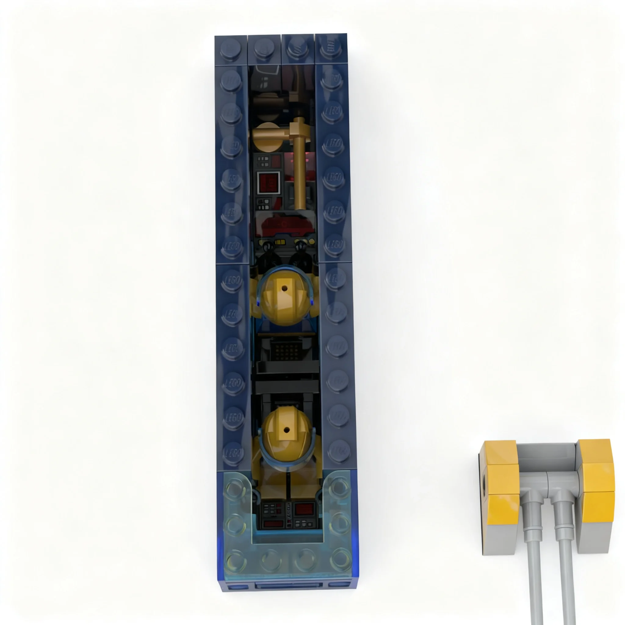 Art Craft Class - 734pcs MOC Space D-4 Bumblebee-class Tank