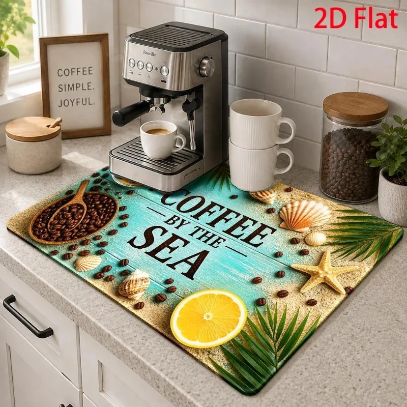 Placemat Table Mat Romantic Black Ground Doodle White Heart Heat Resistant Kitchen Diner Cushion