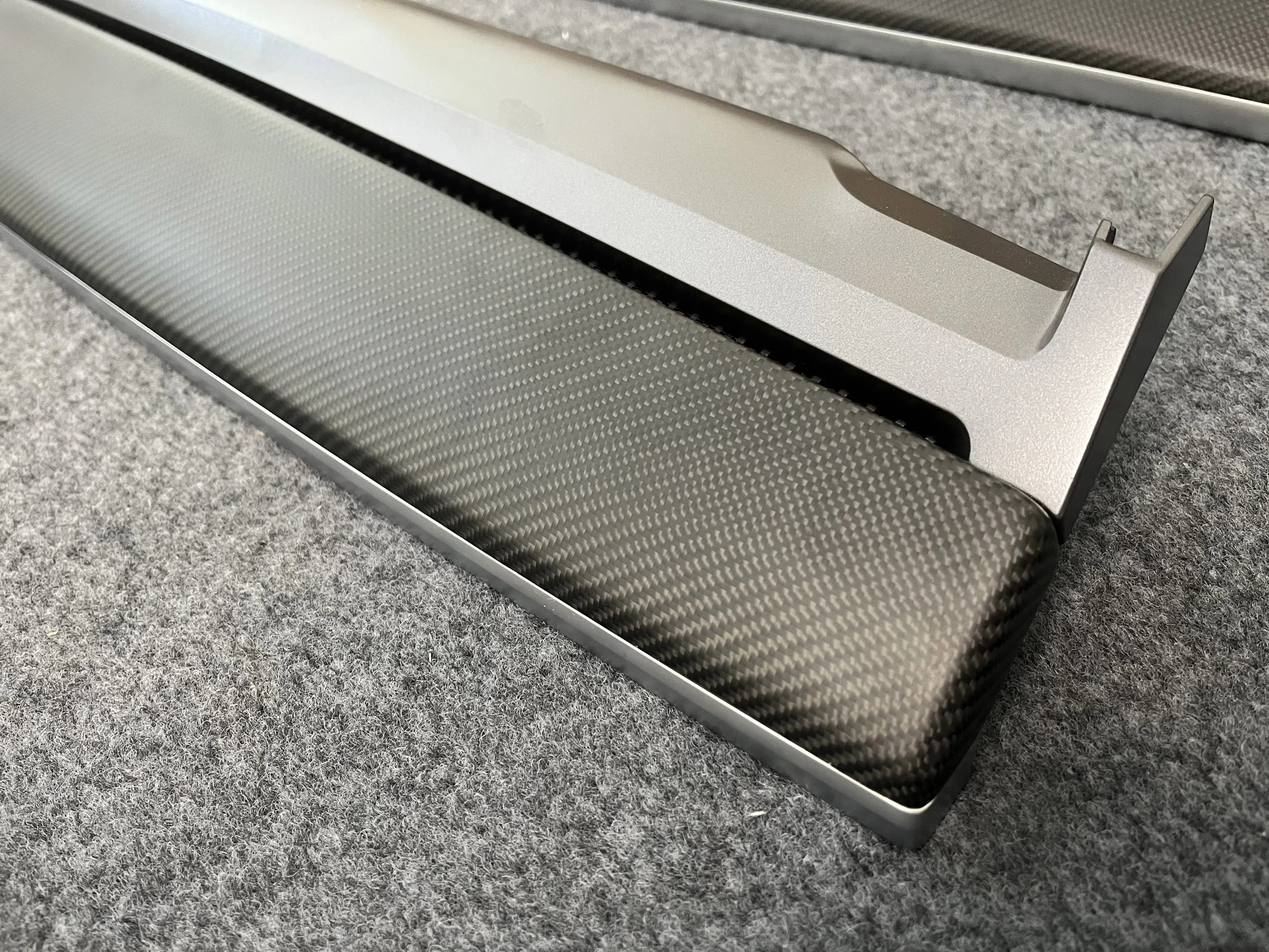 

For Tesla Model 3 Y Matte Replacement Real Carbon Fiber Dashboard And Front Door Trim Panel Interior Accessories
