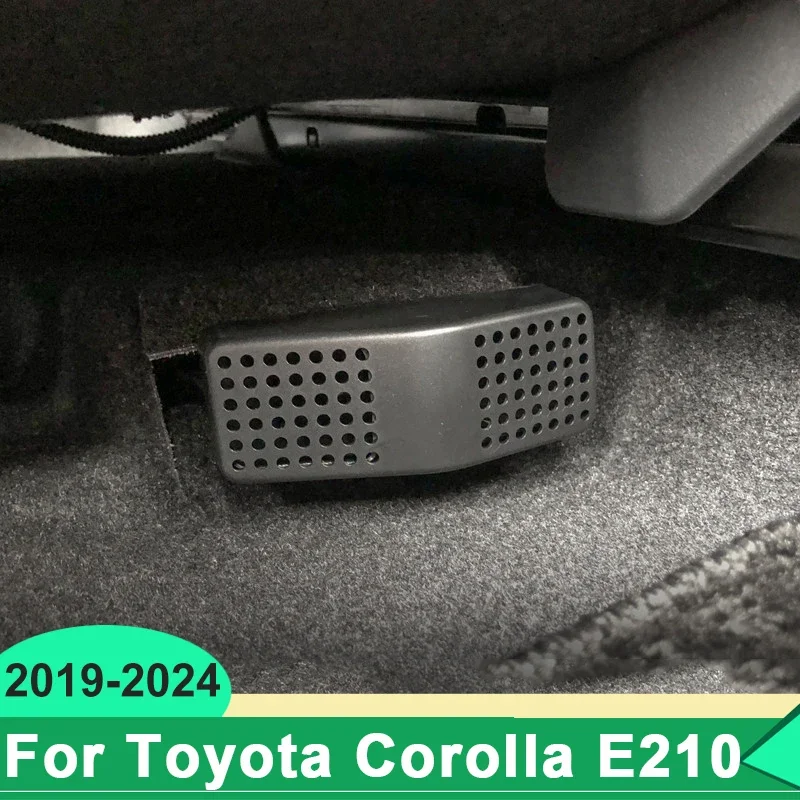 

For Toyota Corolla E210 2019-2021 2022 2023 2024 Hybrid Car Under Seat Outlet Rear Air Conditioner Duct Grill Grille Vent Cover