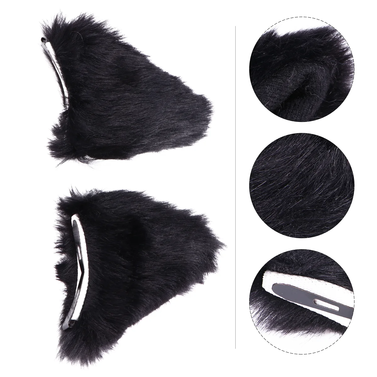 Clothes Cat Ears Hair Clips Fox Ears Barrettes Furry Cat Ear Hair Headband Headwear Cosplay Accessories Girl Animals