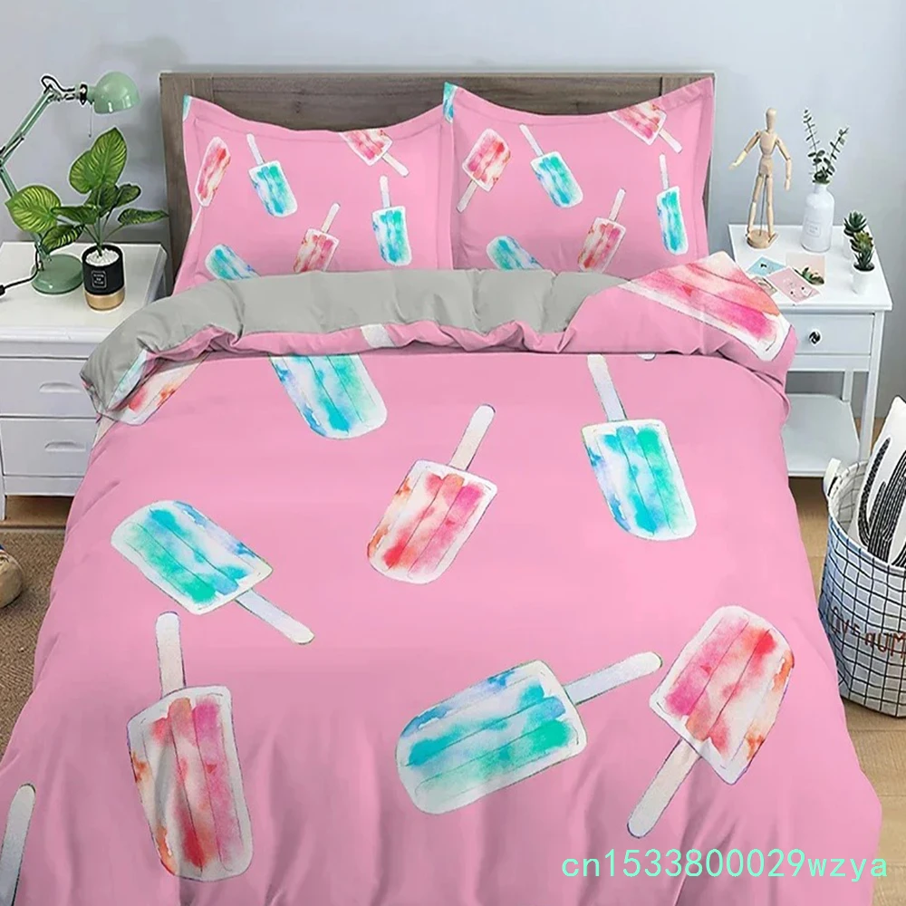 Modern Bedding Set Floral Pattern Duvet Cover Bedroom 3D Comforter Covers Single Twin King Size Quilt Cover Home Textile 2/3PCS