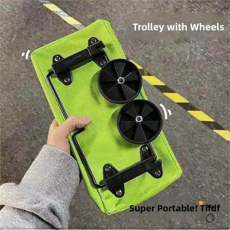 portable-lightweight-shopping-cart-vegetable-buying-hand-pulled-small-pushcart-foldable-stainless-steel-wheels-household