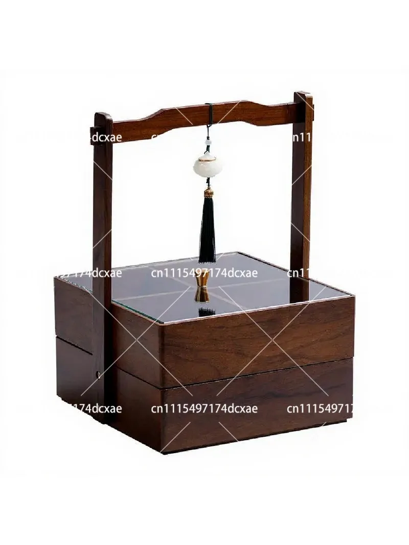Walnut Wood Fruit Tray for Home Living Room Coffee Table Snack Plate Candy Nut Holder