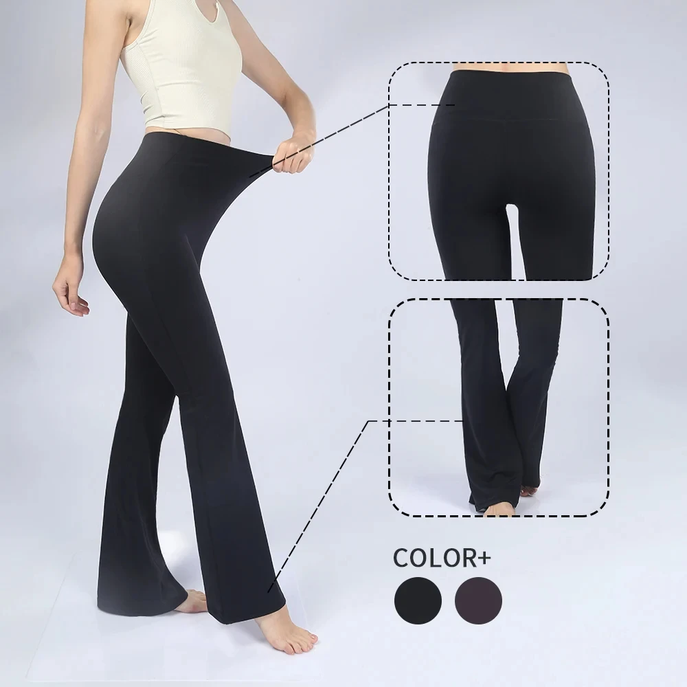 

VNAZVNASI Yoga Fared Trousers for Woman Push Up Tights High Waist Pants for Fitness Workout Clothes Sportswear Gym Outfit