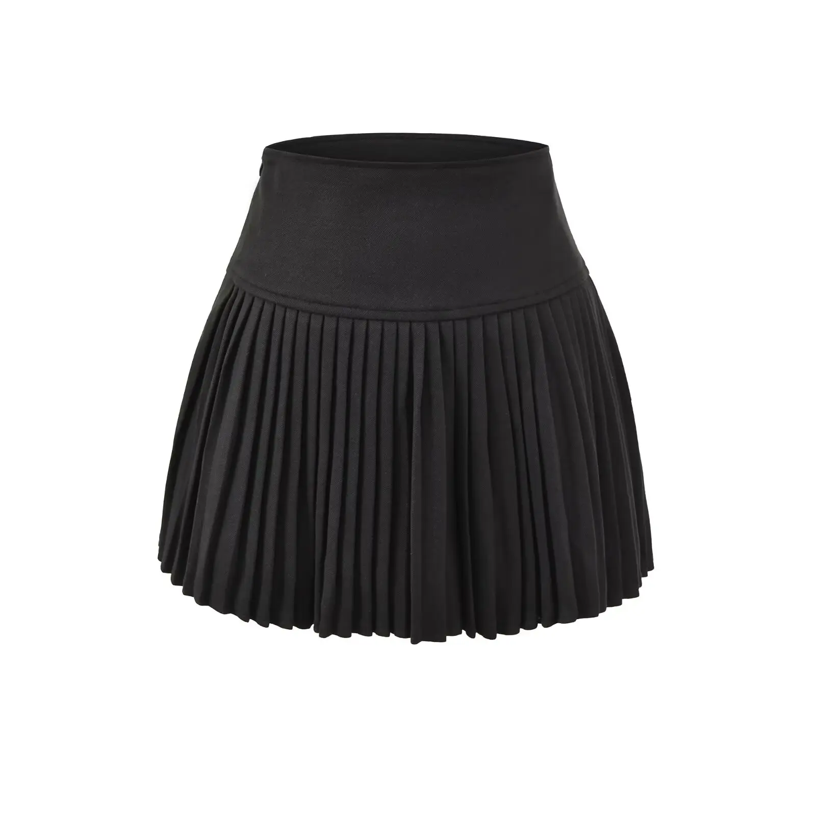 レトロアメリカンカレッジスレウールチェック柄スカート女性の秋冬ハイウエスト痩身アンチライトAラインスカート