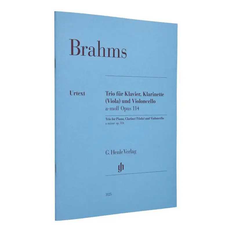 

HN1125 Brahms Кларнет Trio A Minor Op 114 LooseEinfalt Katharina G Henle Verlag 9790201811253 Книга