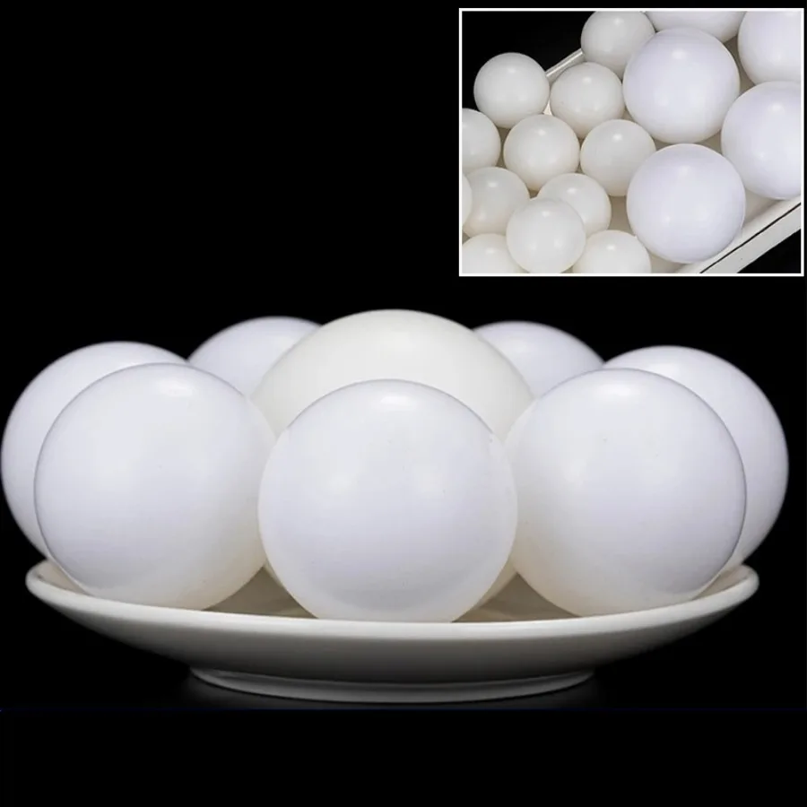 Precision Solid POM Plastic Ball 2mm ~ 50.8mm GO-G3 Tolerance Polyoxymethylene Plastic Rolling Bead White Precision Bearing Ball