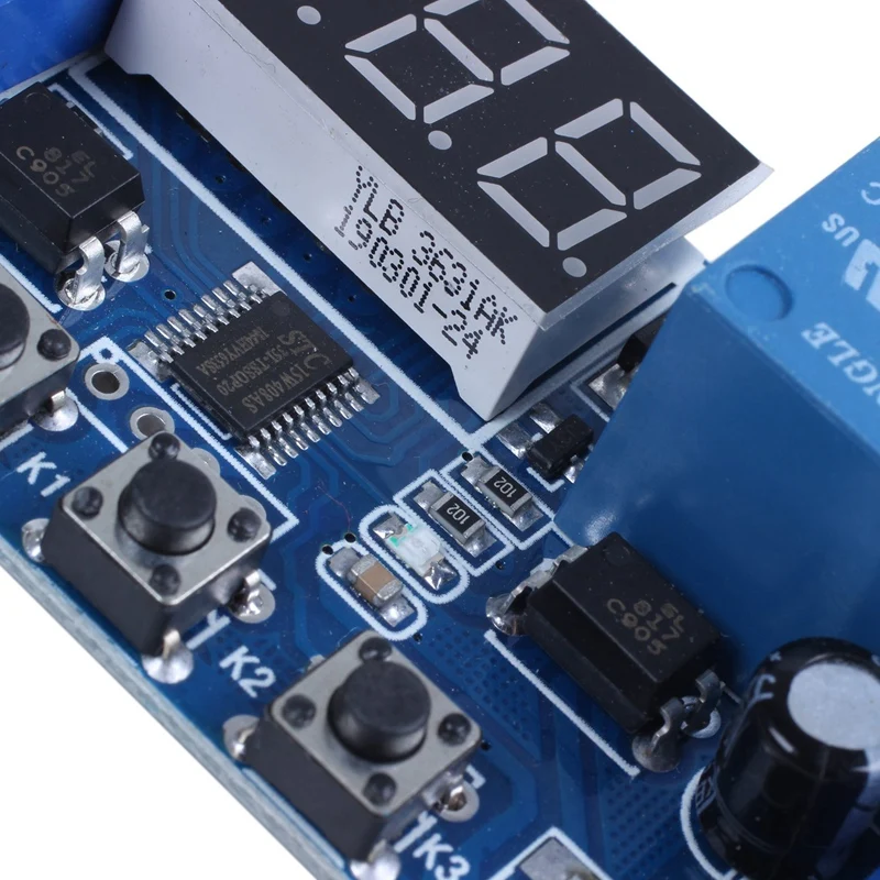 2 шт., релейный модуль управления таймером с цифровым дисплеем