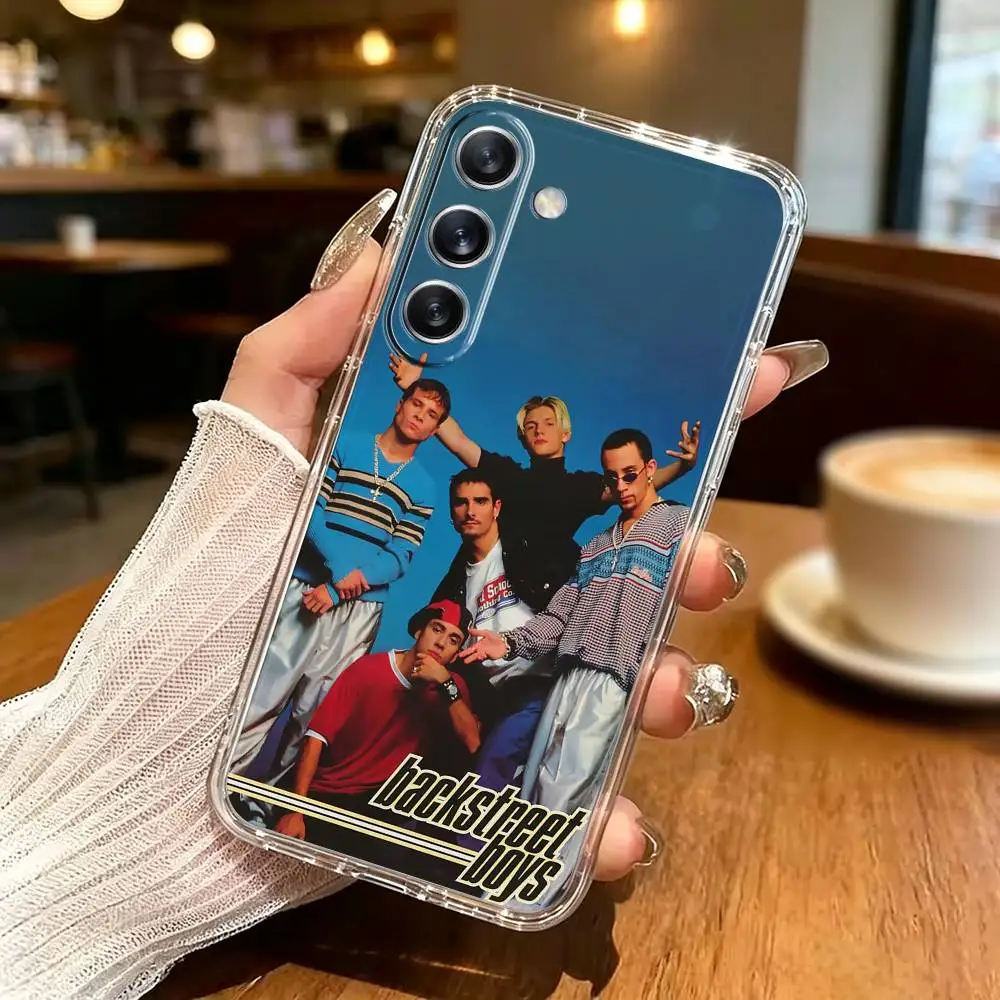 90s Backstreet B-S-B Boys band Phone Case For Samsung Galaxy A91,80,73,72 ,71,53,52,32 ,31,22,21s,20,Transparent Soft Case