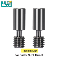 For Ender-3 S1 Titanium Alloy Throat 3D Printer Parts Nozzle throat For CREALITY Ender-3 S1 CR-10 Smart Pro Sprite Extruder