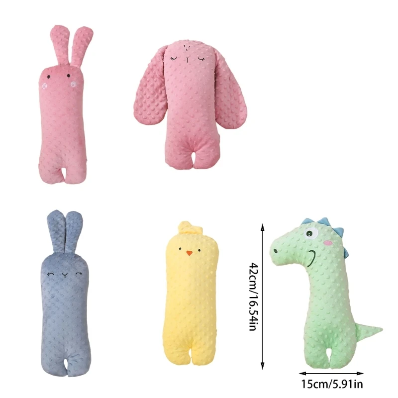 Macio respirável plushie sleep aid desenhos animados reconfortante travesseiro para o bebê confortável desenhos