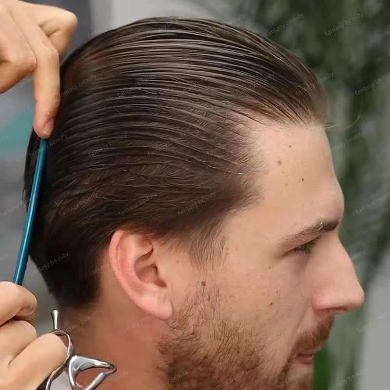 

Система замены волос q6, мужские парики, капиллярный протез, отбеленный узел, плотность 110%-130%, мужской парик, натуральные человеческие волосы, мужской парик