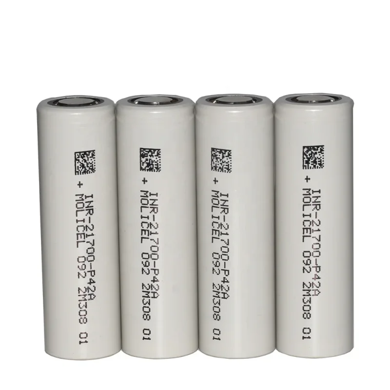 Molicel 3.6V 21700 Molicell P42A 4200mAh Max 45A Discharge Support -40 Degree Celsius Low Temperature Discharge