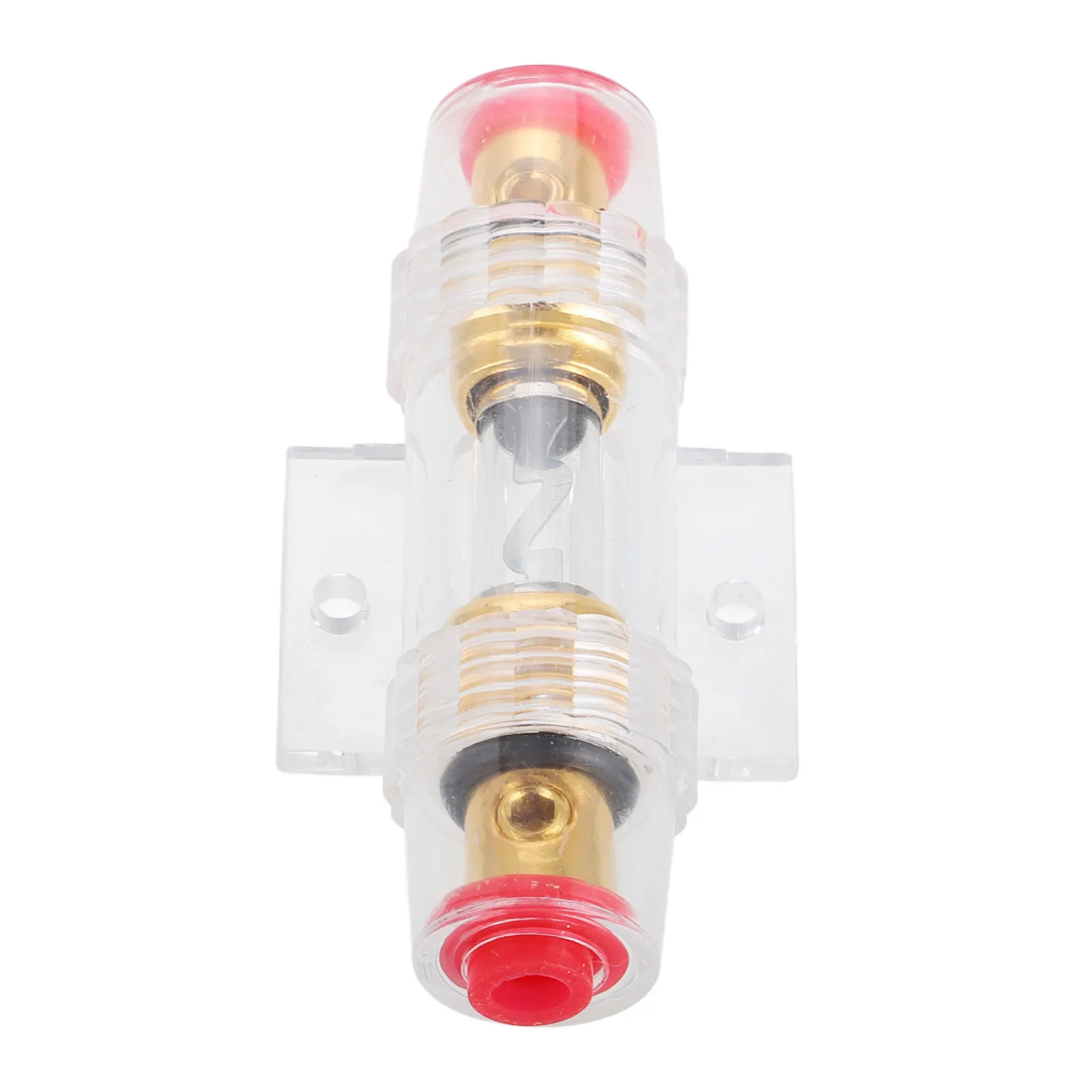 

Transparent Agu Fuse Holder Car Audio in-Line Fuse Case Built-in Circuit Breaker Power Safety Protection Car Stereo Amplifier