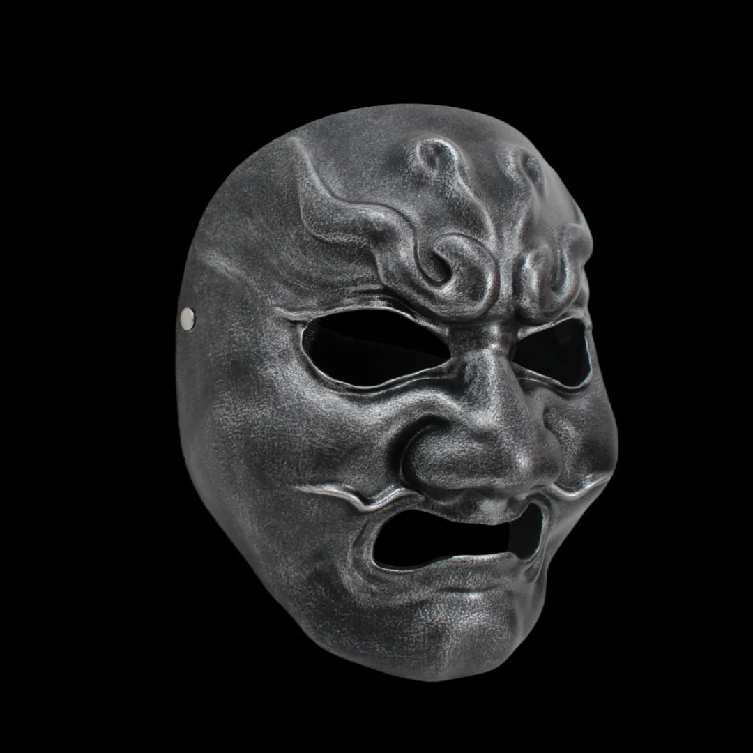 

Halloween Cosplay Mask Chinese Mythical Figure Arhat Mask Grimace Resin Mask Party Collection Decoration