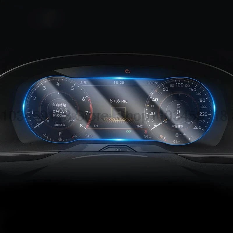 

Tempered glass screen protective film For Volkswagen Arteon 2019 Automotive interior Instrument panel membrane Anti-scratch