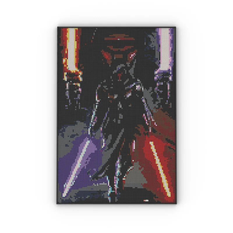 14548pcs MOC Star Battle Darth Revan Mosaic Model Building Blocks Craft Idea Assemble Art Brick Birthday Creative Collection