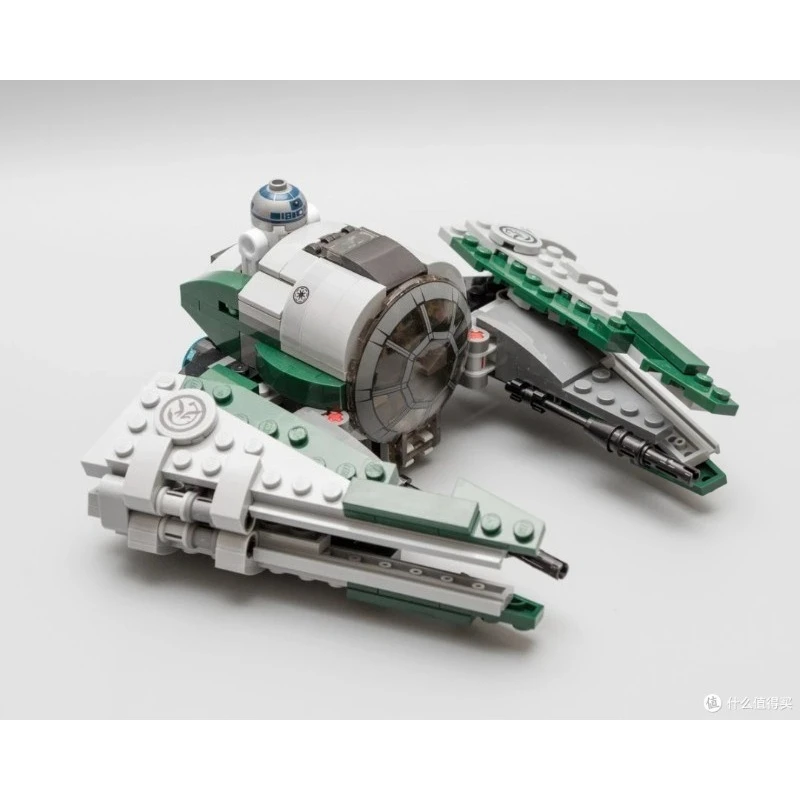 Blocs de construction Starfighter Jedi de Yoda, vaisseau spatial avec 2 figurines, briques à assembler, jouet cadeau pour enfants, 262 pièces