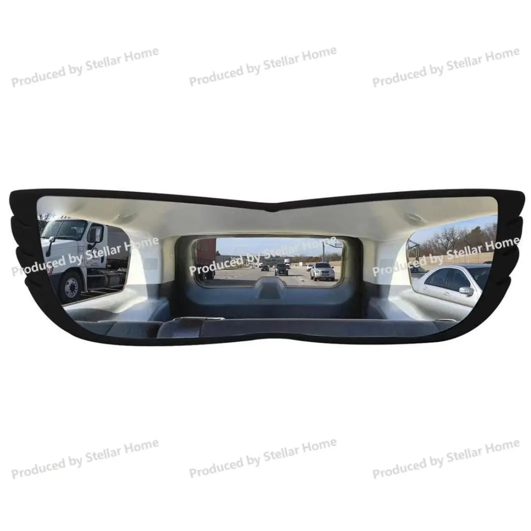 Car Auxiliary Mirror Large Field of View Rearview Mirror Reflector Car Car Reversing Mirror Infinity Wide-angle Curved