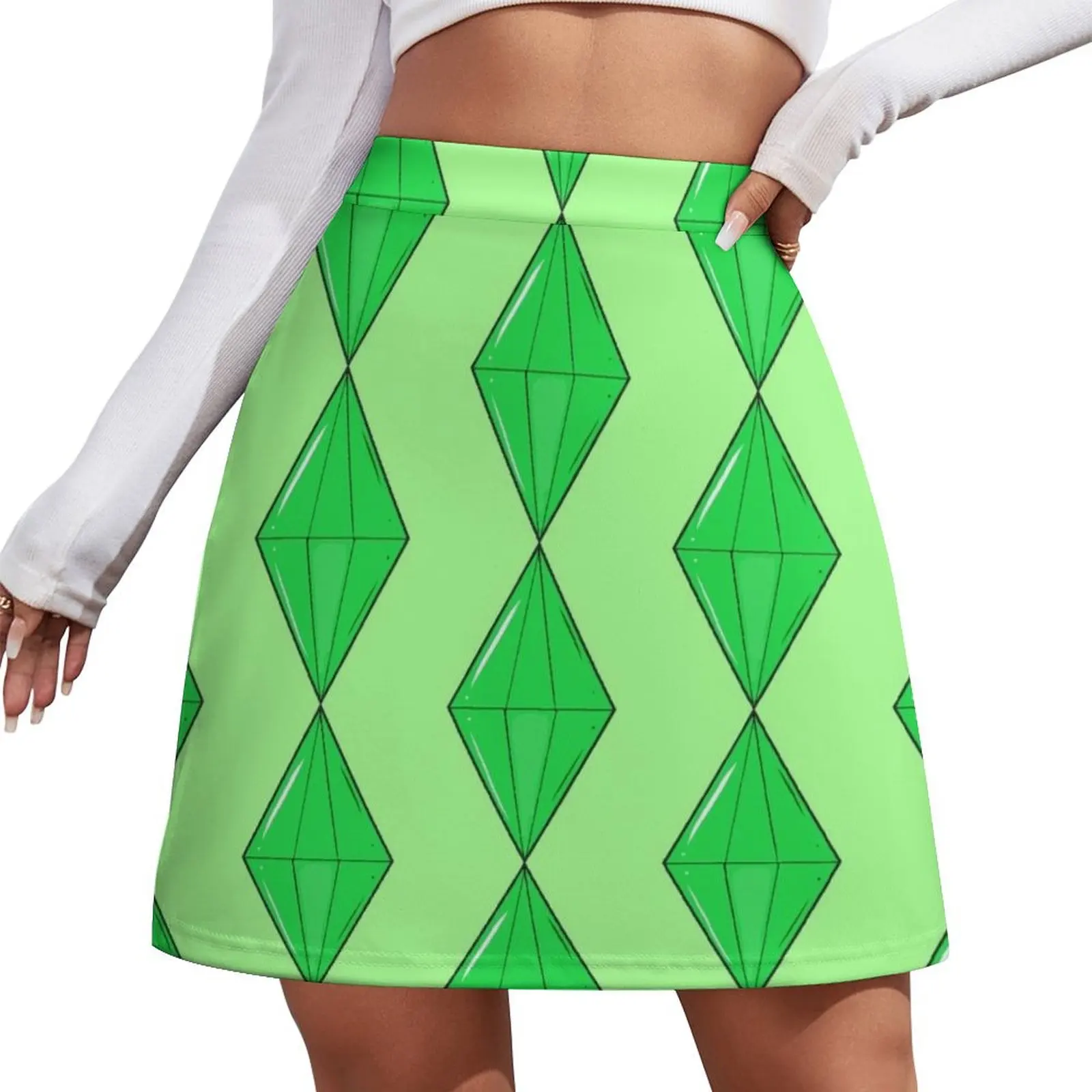 

The Sims Diamond Mini Skirt 90s vintage clothes chic and elegant woman skirt women clothes Mini Skirt