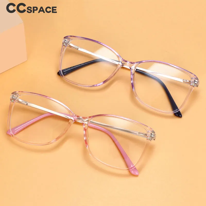 49587 Women Transparent Glasses Anti Blue Light Computer Gaming Tr90 Anti Ray Eyeglasses Luxury Fashion Purple Eyewear