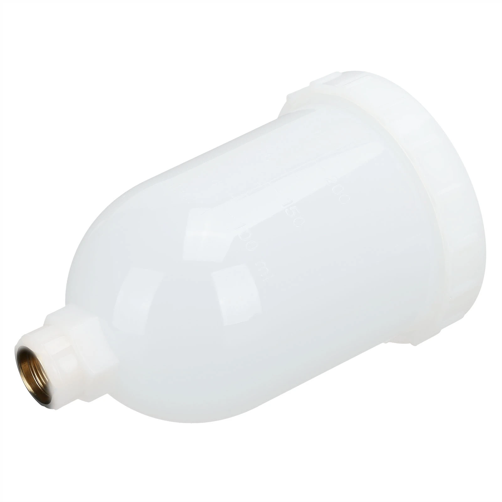 300ml Upper Plastic Spray Guns Cup Replacement Pot Container with 15mm Female Thread Connector