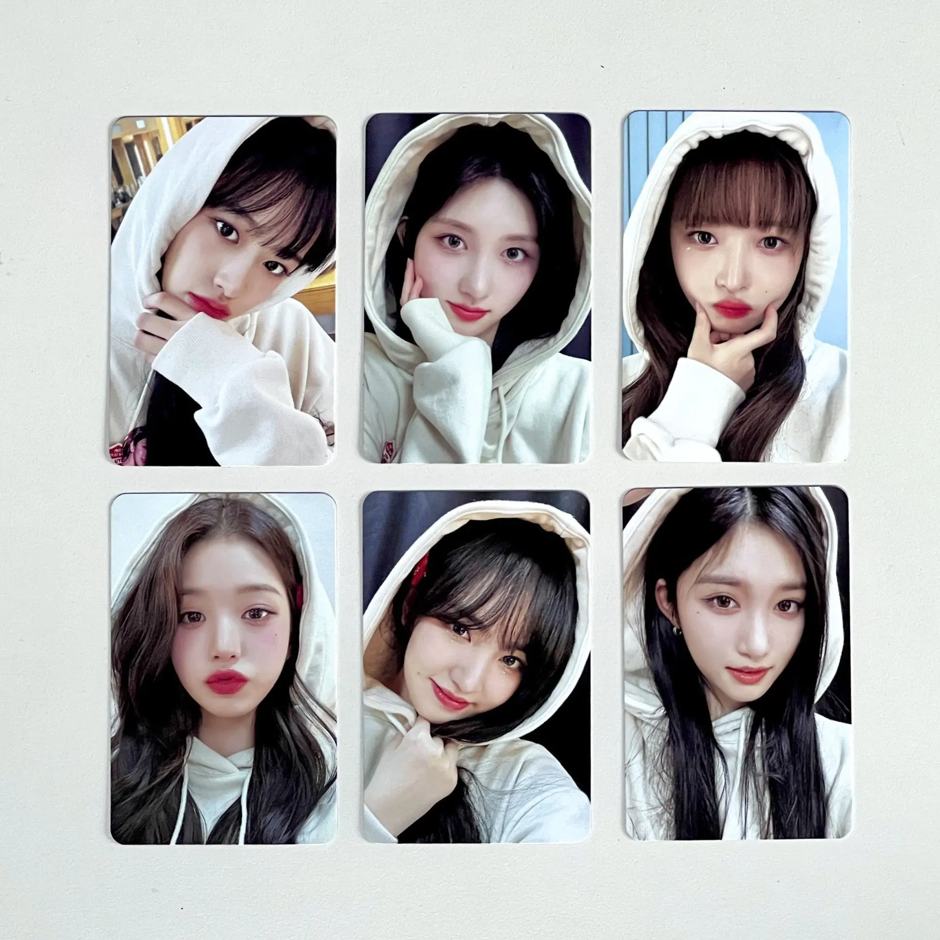 6pcs/set Kpop Idol IVE Lomo Cards 2023  Photocards Photo Card Postcard for Fans Collection