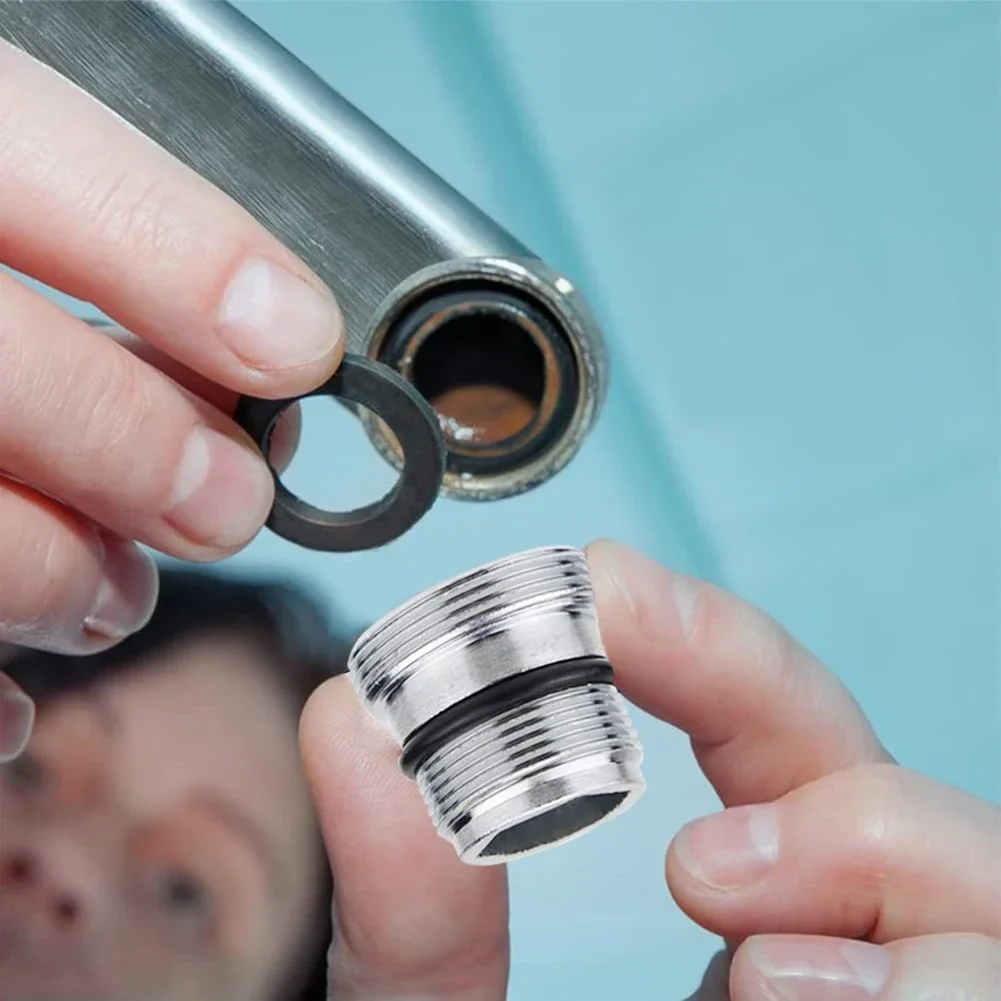 Chrome-plated Male Thread Male Thread Replacement Parts M M Male Thread Water Tap Adapter Bathroom Accessories