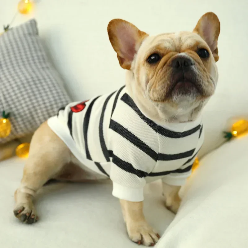 French Bulldog Clothes T-shirt Pug Welsh Corgi Dog Clothing Hoodies Poodle Spring Autumn Pet Outfits Dropshipping Dog Costume