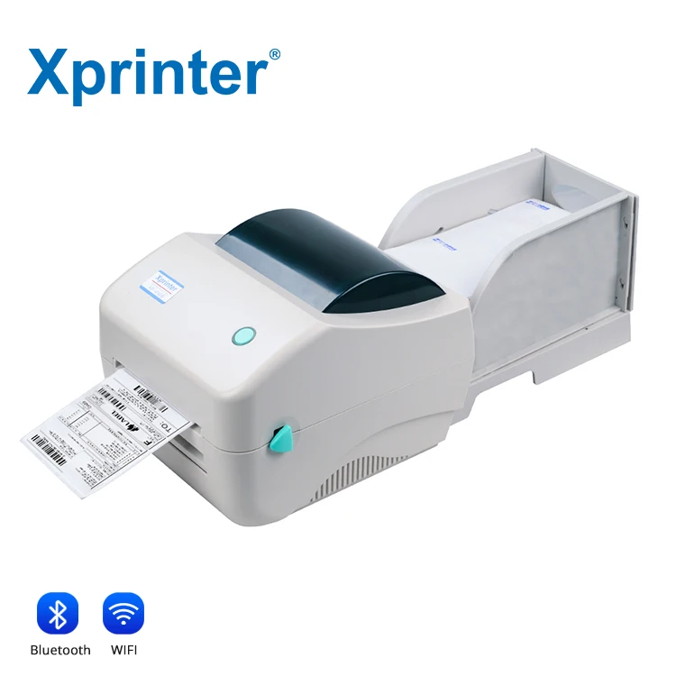 Custom 203 Dpi Direct Thermal Barcode Printer Shipping Label Printer 4x6 Bluetooth Thermal Sticker Printer Xprinter XP-450B