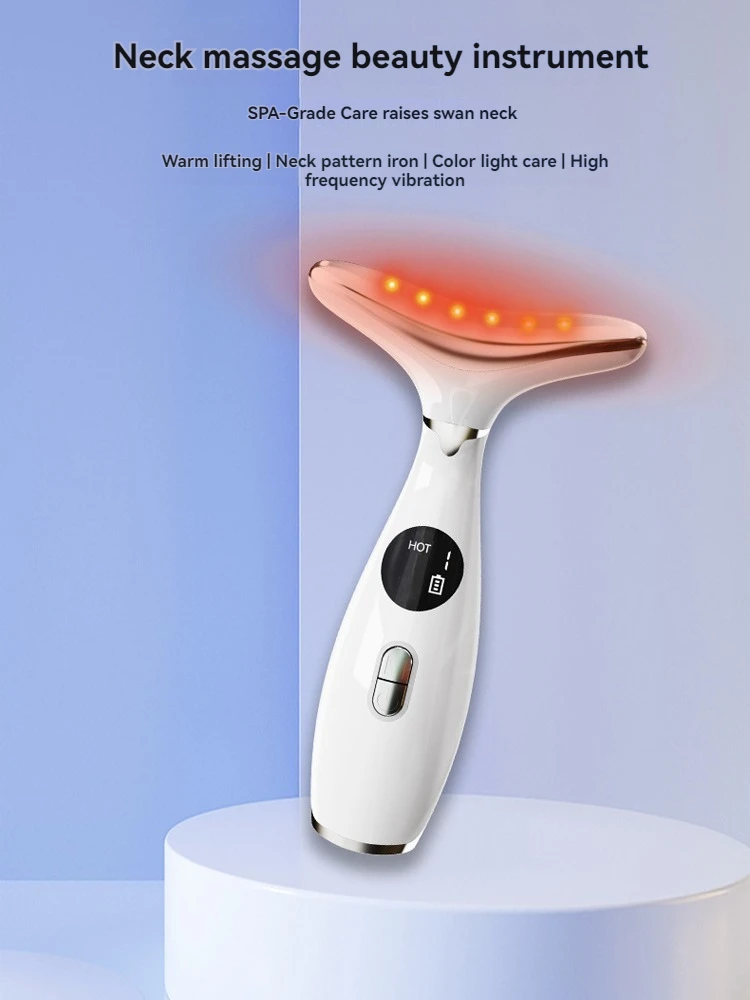 جهاز التجميل الذكي (للوجه والرقبة) تدليك الاهتزاز العلاج بالضوء علاج تنشيط الجلد رفع وثبات الوجه #3