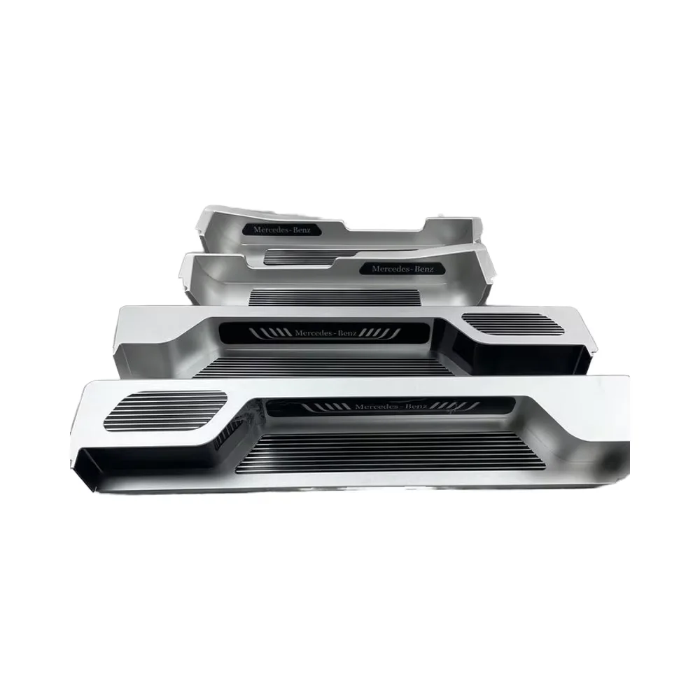 FOR Mercedes-Benz Vito V-Class Four-Door Aluminum Alloy Step Panels Thickened Entrance Threshold Strips Car Body Kits Product