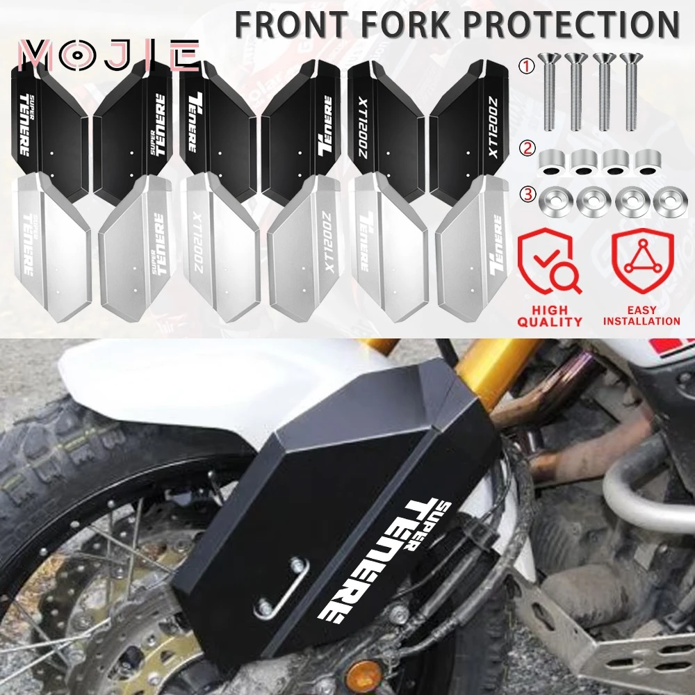 

2025 2024 2023 Motorcycle Front Fork Guards Protection For Yamaha XT 1200 Z ZE SUPER TENERE XT1200 XT1200Z XT1200ZE SUPER TENERE