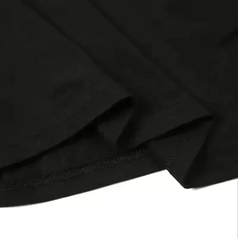 Graphic Black Long Sleeve T Shirt with Red and Green Holiday Lettering Santa Hat Print Women's Vintage Christmas T-Shirt Clothes