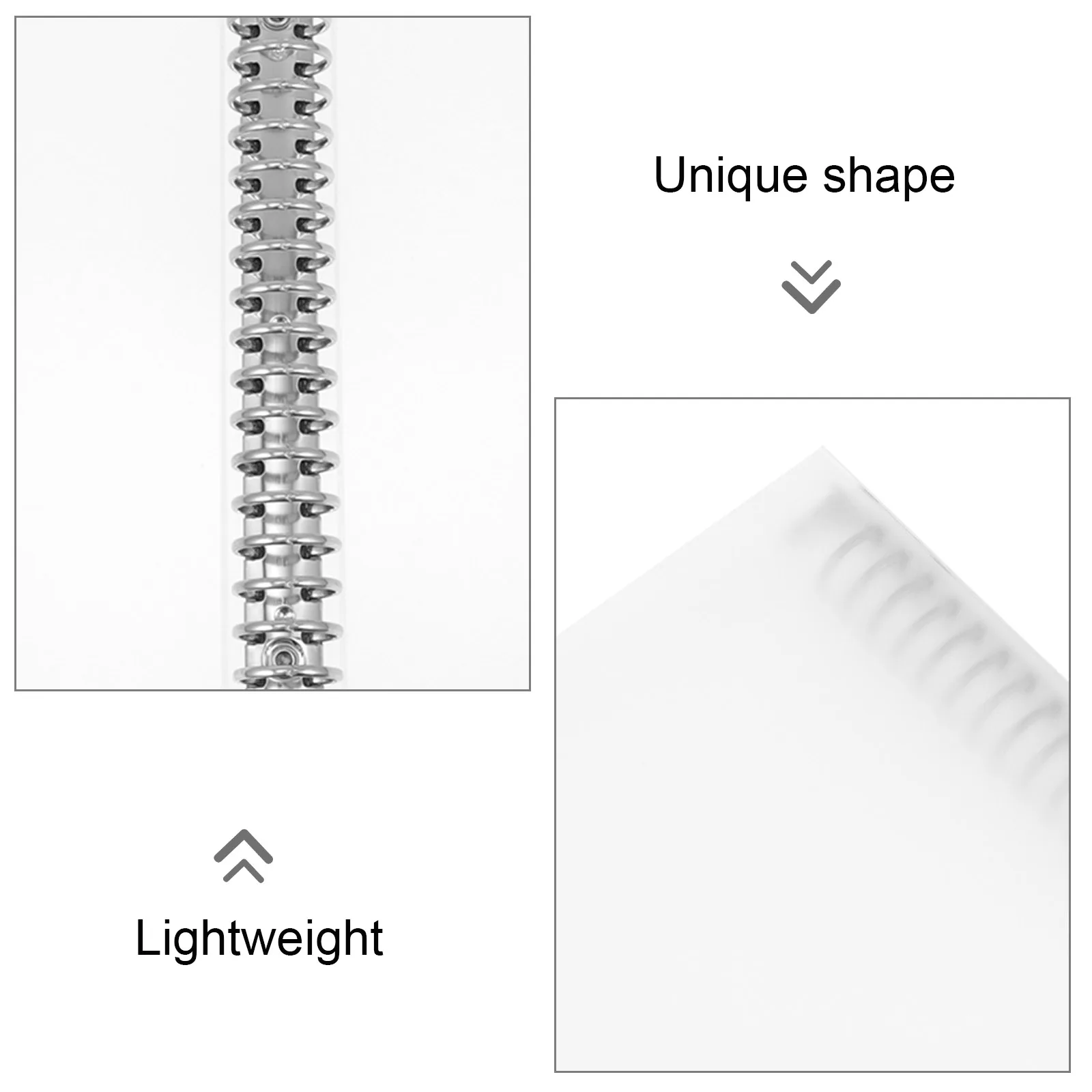 

Loose leaf Case Notepad Binder Frosted Cover Pp Translucent Planner Office Supply Shell Scrapbook Refillable Notebook