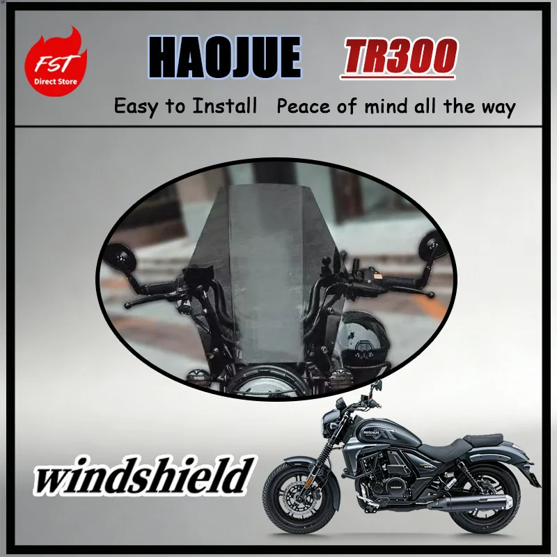 

FOR Haojue TR300 Touring Urban Version Motorcycle Front Fairing Windscreen Chest Protector Windshield Accessories Urban Touring