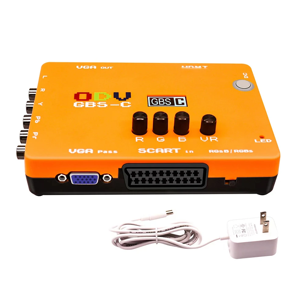 【未開封】Mcbozel GBS-C レトロゲーム用コンソール【箱凹み有り】 ODV GBS-C: The definitive retro game HDMI converter [Overview